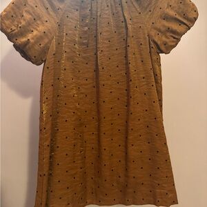 Zara Rust Brown Dress